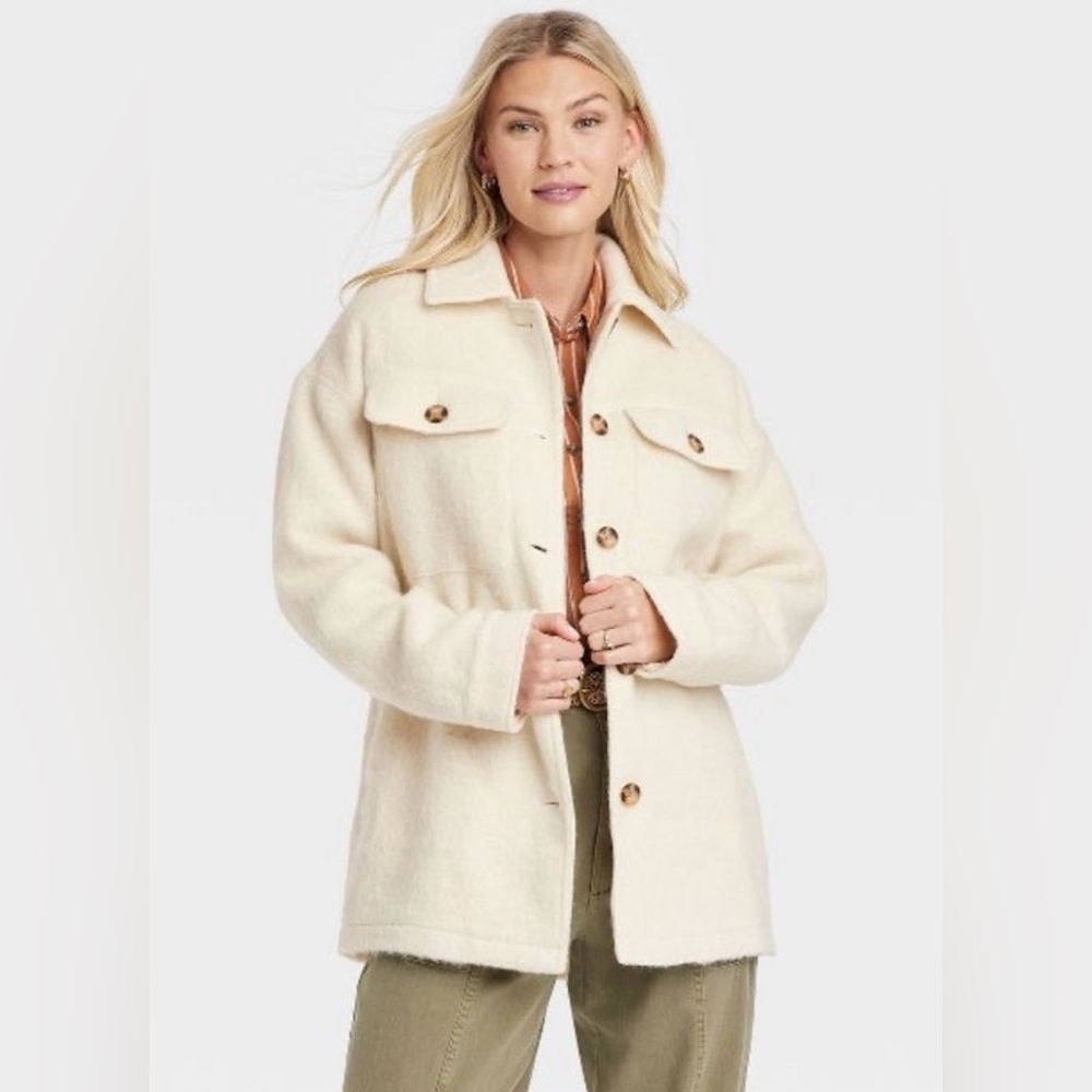 Universal Thread Women's Cream Utility Jacket